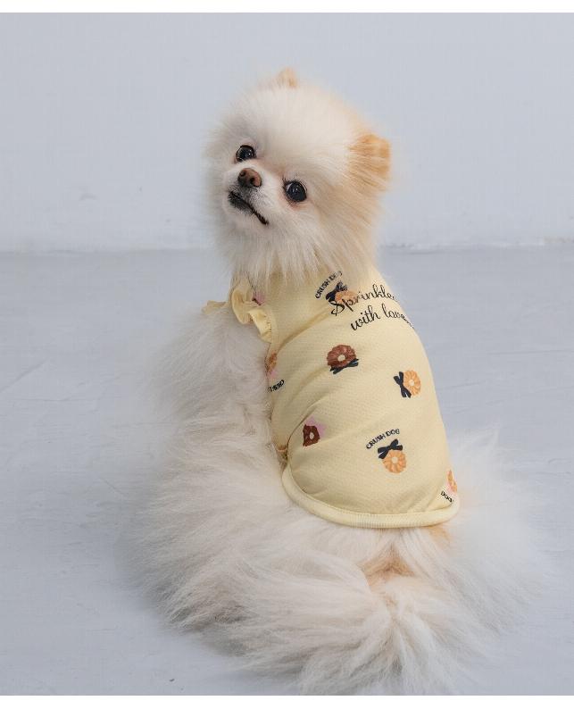 【2026年新商品】CRUSH DOG 袖フリルドーナツタンク
