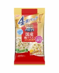 ユニ・チャーム グラン・デリ国産鶏ささみパウチ ほぐし成犬用4個パックブロッコリー*かぼちゃ  80gｘ4個（4520699667255）｜犬フード・おやつ（犬フード・おやつ）｜ペット総合通販サイト  ペテモオンラインストア「しあわせも、たいへんも、ずっと ...