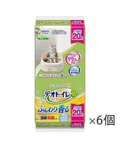 セット品】デオトイレ 複数ねこ用 消臭・抗菌シート ふんわり香る 