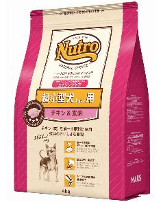 ニュートロ ナチュラルチョイス 超小型犬4kg以下用 エイジングケア チキン＆玄米 4kg