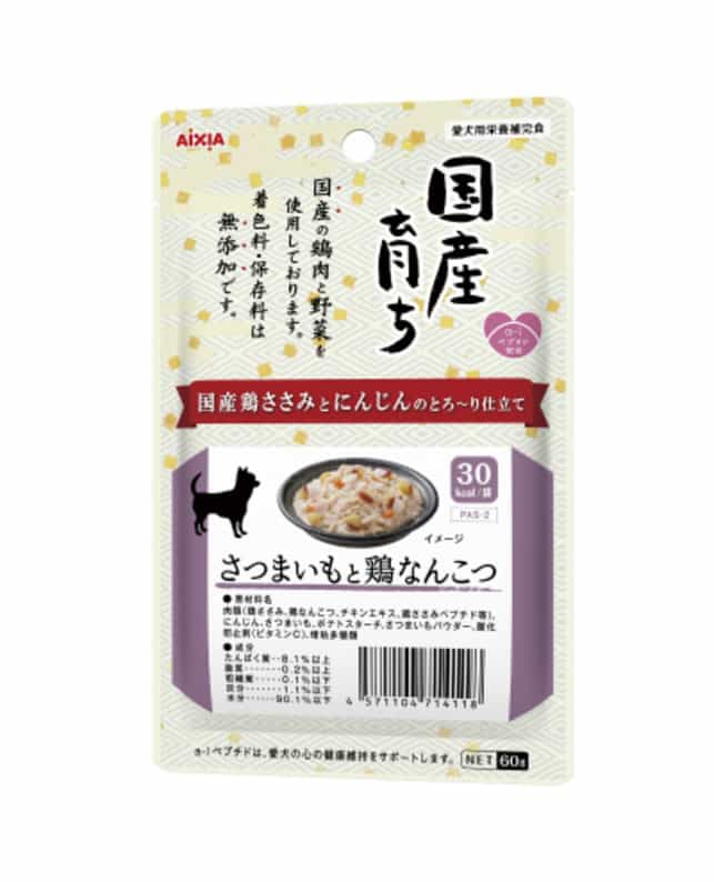 アイシア 国産育ち さつまいもと鶏なんこつ 60g（4571104714118）｜犬フード・おやつ（犬フード・おやつ）｜ペット総合通販サイト  ペテモオンラインストア「しあわせも、たいへんも、ずっと、いっしょに。」