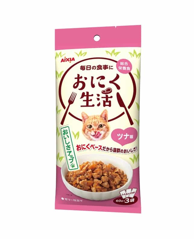 アイシア おにく生活 ツナ味 180g（4571104719731）｜猫フード・おやつ