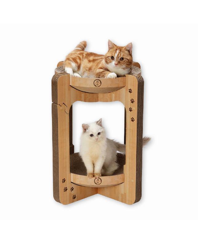 猫壱 バリバリボウルタワー(4580471867327)|猫用品(猫用品 猫壱 バリバリボウルタワー(4580471867327)|猫用品(猫用品