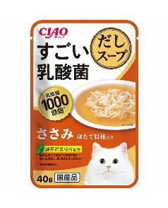 いなば CIAO乳酸菌だしスープ ささみ ほたて貝柱入り ４０ｇ