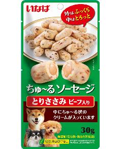 いなば ちゅーるソーセージ とりささみビーフ入り