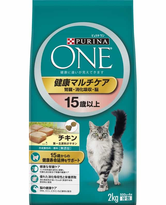 ピュリナワン キャット 健康マルチケア １５歳以上 チキン ２ｋｇ