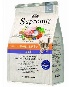ニュートロ シュプレモ 成猫用 サーモン＆チキン 400g
