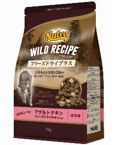 ニュートロ キャット ワイルドレシピ フリーズドライプラス アダルト チキン 成猫用 1kg