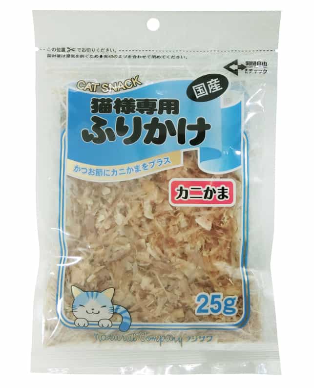 取り寄せ品】藤沢商事 猫様専用ふりかけカニカマ 25g(4902524300054