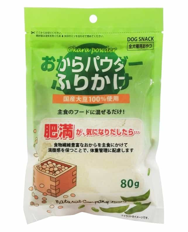 取り寄せ品 藤沢商事 おからパウダーふりかけ80g 犬フード おやつ 犬フード おやつ ペット総合通販サイト ペテモオンラインストア しあわせも たいへんも ずっと いっしょに