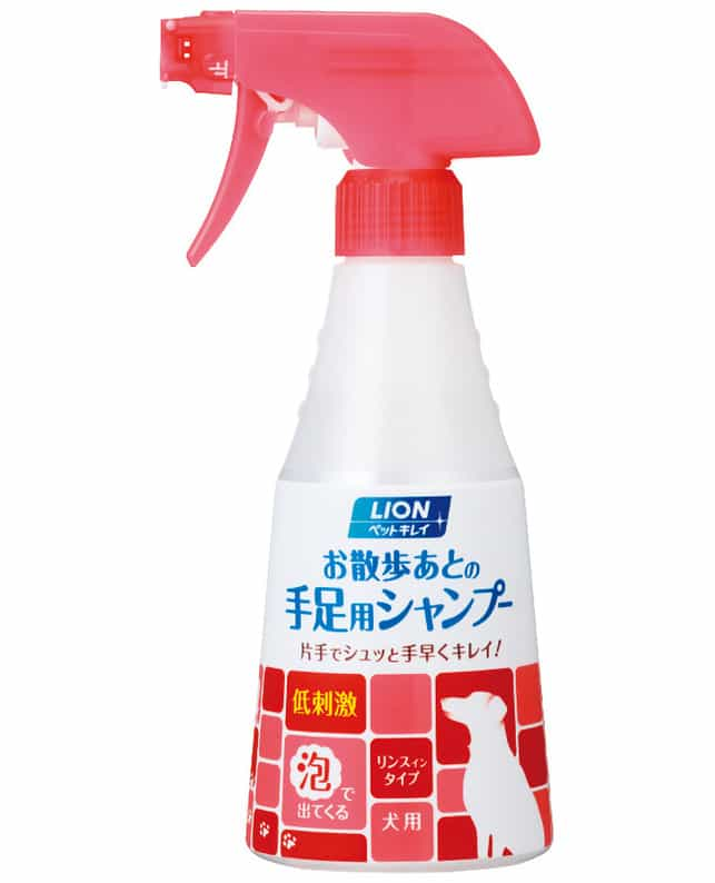 ライオン ペットキレイお散歩あとの手足用シャンプー 愛犬用 270ml（4903351005006）｜犬用品（犬用品）｜ペット総合通販サイト  ペテモオンラインストア「しあわせも、たいへんも、ずっと、いっしょに。」