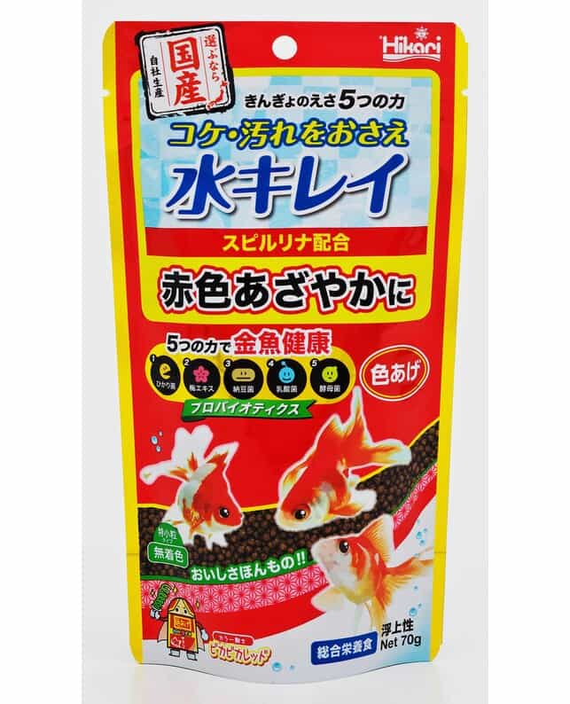 キョーリン きんぎょのえさ５つの力色あげ 70g（4971618050519