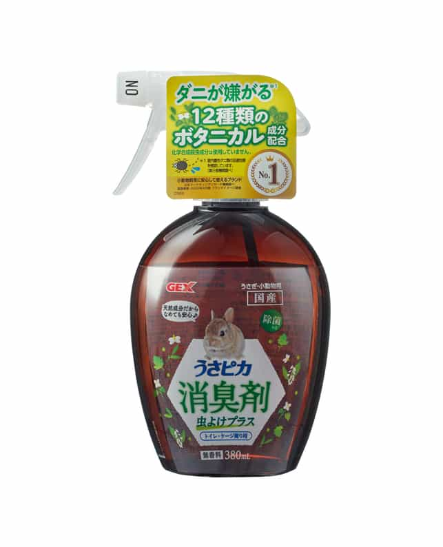 ジェックス うさピカ 消臭剤 虫よけプラス380ml（4972547041982