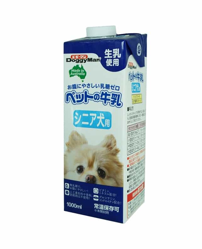殿堂 ドギーマン ペットの牛乳 シニア犬用 1000ml 犬用フード ミルク