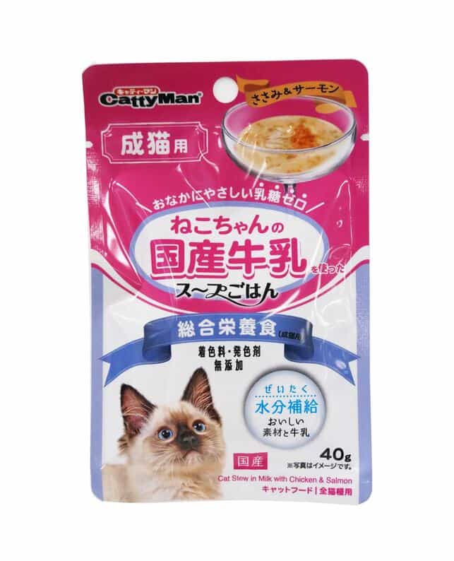 ドギーマンハヤシ 猫ちゃんの国産牛乳を使ったスープごはん ささみ