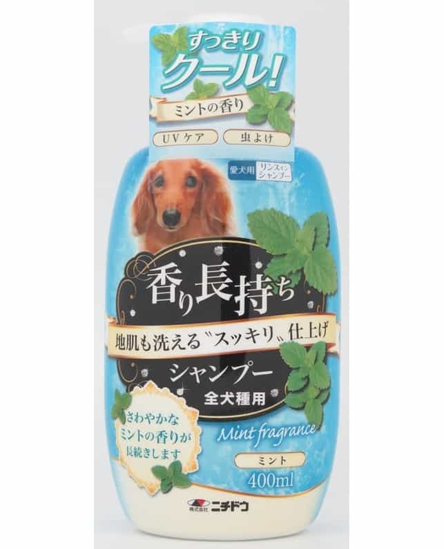 ニチドウ 香り長持ちシャンプーミント 400ml 犬用品 犬用品 ペット総合通販サイト ペテモオンラインストア しあわせも たいへんも ずっと いっしょに