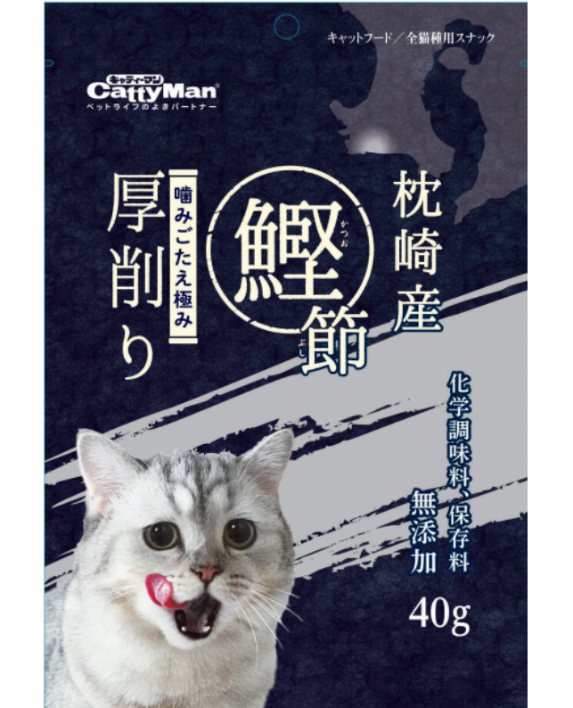 ドギーマンハヤシ 無添加 鰹節厚削り ４０ｇ（4976555337150）｜猫