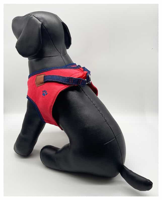 やさしい胴輪フットマーク M レッド（4994527819206）｜犬用品（犬用品）｜ペット総合通販サイト