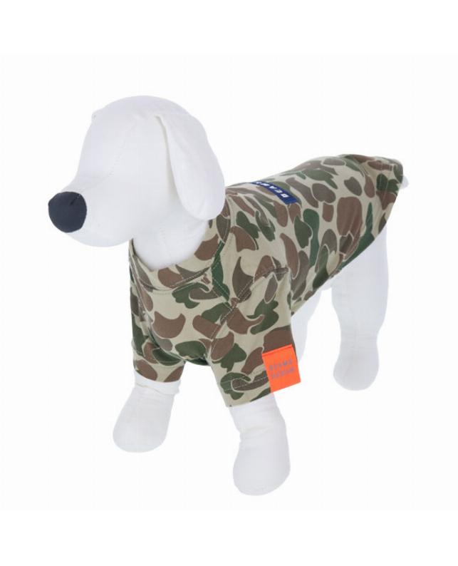 ビームス デザイン スタンダードシャツ カモフラ [超小型犬・小型犬]