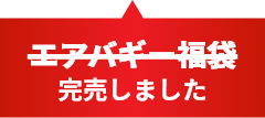 エアバギー福袋 完売しました