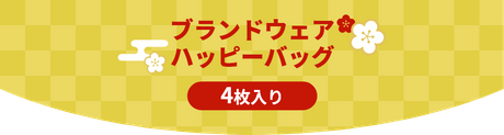 ブランドウェアハッピーバッグ 4枚入り