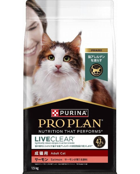 ネスレ日本 プロプラン リブクリア　成猫用　サーモン　1.5kg